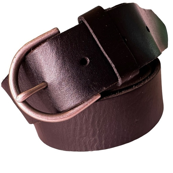 American Eagle Black Leather Belt - Picture 1 of 4